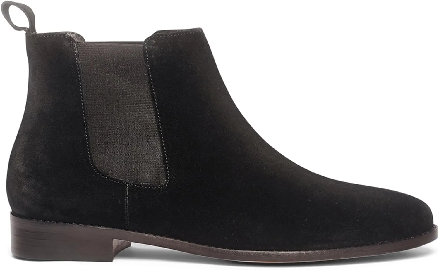 Anthony Veer Michelle Chelsea Boots for Women | Italian Full Grain Calfskin Leather | Low Heel & Almond Shaped Toe | Cushioned Ortholite Bedded Insoles