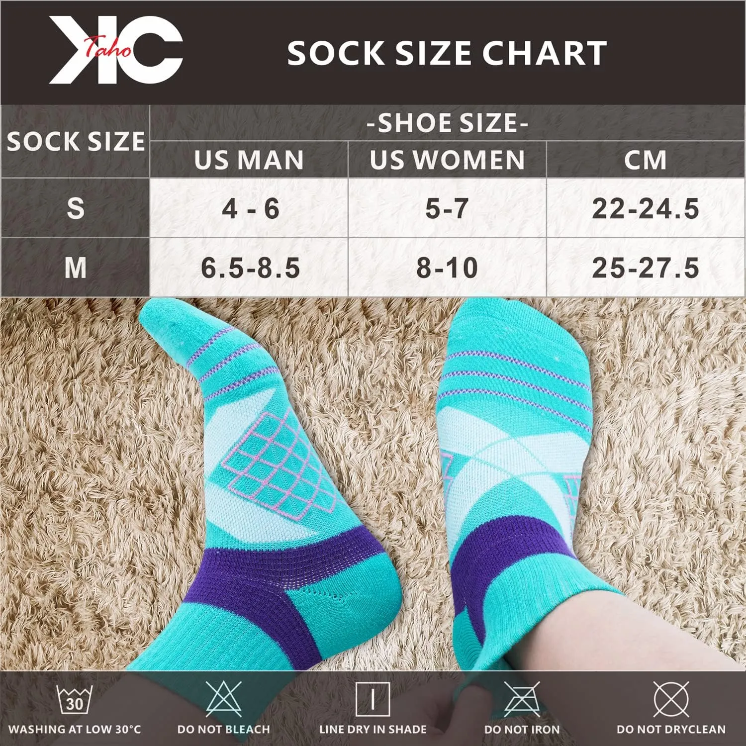 Arch Support Socks - Light Compression Cushioned 4-Pack for Men & Women