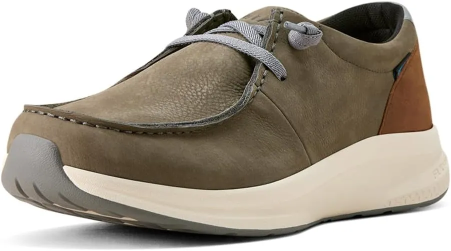 ARIAT Mens Buckeye Waterproof Slip On Casual Shoes - Brown