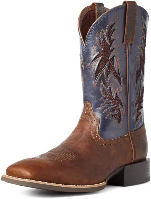 ARIAT Men's Sport Cool Venttek Dark Tan 11" Two Tone Tan Top Cowboy Boot Brown