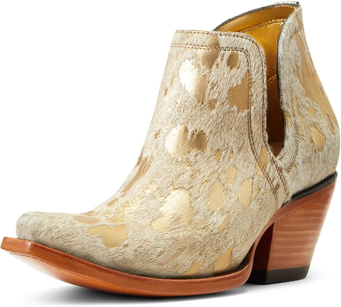 ARIAT Women's WMS Dixon Haircalf Leopard Hair on Fashion Boot