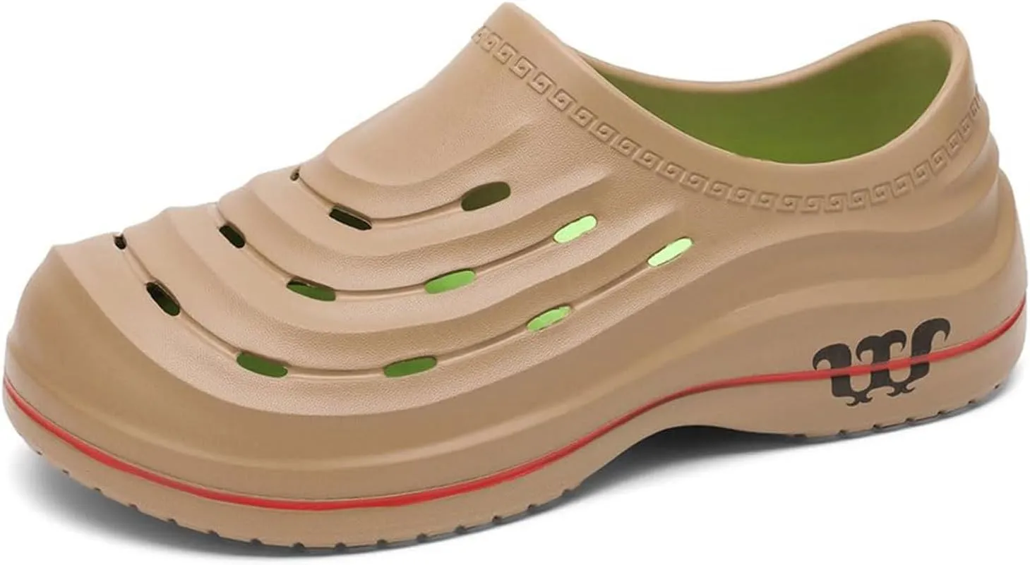 Armadillo Clogs for Women Men Waterproof Slip Resistant Chef Clogs Shoes for Unisex-Adult Comfortable Non Slip Nurse Work Shoes Lightweight Nursing Gardening Shoe Ideal for Kitchen Garden Beach