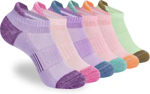 ATBITER 6Pairs Ankle Socks Womens Athletic Running No Show Cushioned Low Cut Tab Socks