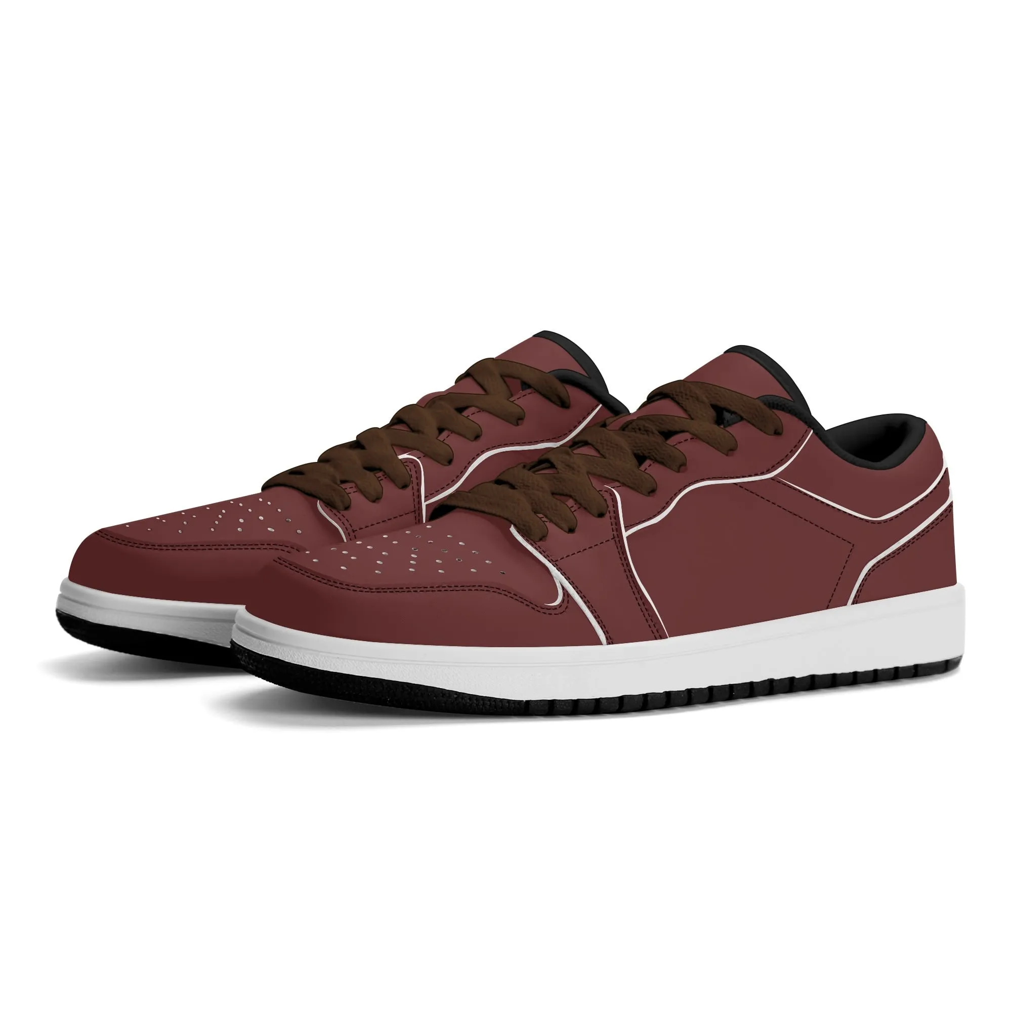 Auburn Low Top Leder Sneaker für Damen