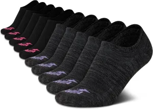 Avia Women's Low Cut Socks - 10 Pack Performance Cushioned Comfort No Show Socks - Athletic Socks for Women