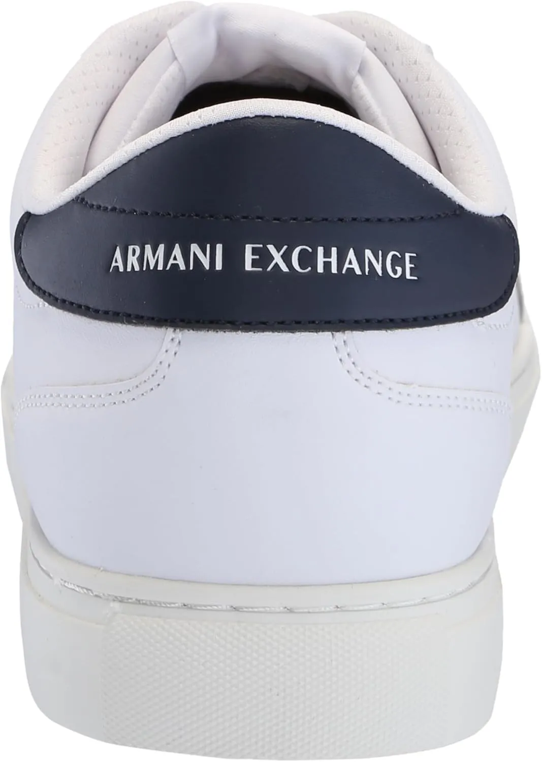 A｜X ARMANI EXCHANGE Men's Paris Low Top Suede Logo Court Sneaker