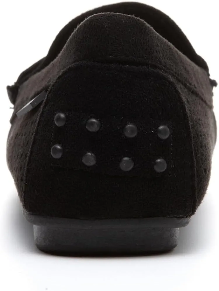 Bernal Loafers for Women with Buckle Comfortable Lightweight Penny Loafers Business Casual Loafers Slip On Flat Work Shoes Non Slip Walking Shoes