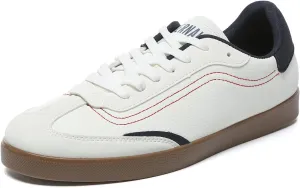 Bernal Men's Fashion Sneakers Low Top Walking Travel Shoes Daily Comfortable Casual Lace-up Tennis Sneakers Gymnastics Skate Court Shoes