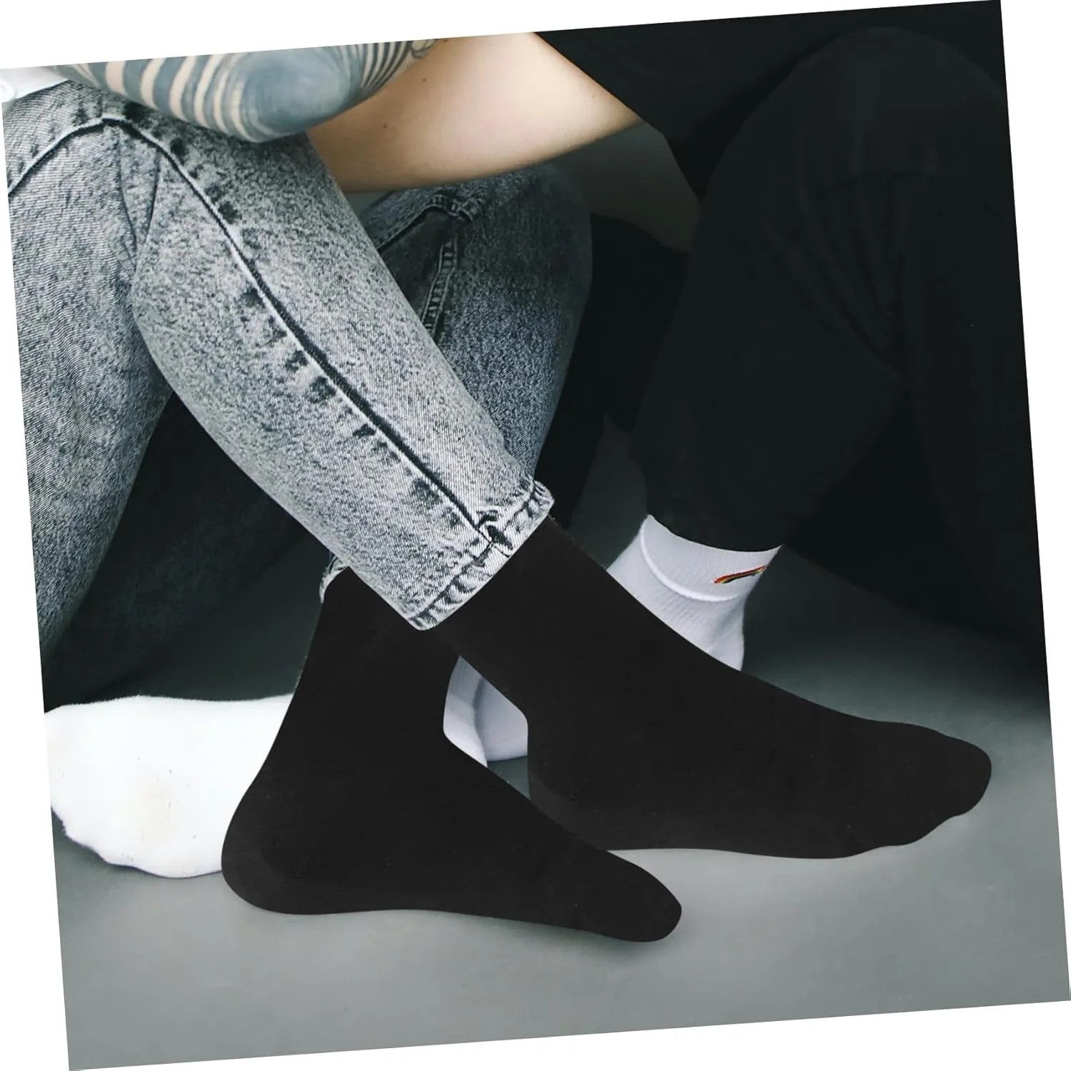 BESPORTBLE 2 Pairs Electric Socks Winter Socks with Battery Warm Socks for Winter Women Slipper Rechargeable d Batteries Battery Operated Socks Insulated Socks Electric Heating Socks USB Man