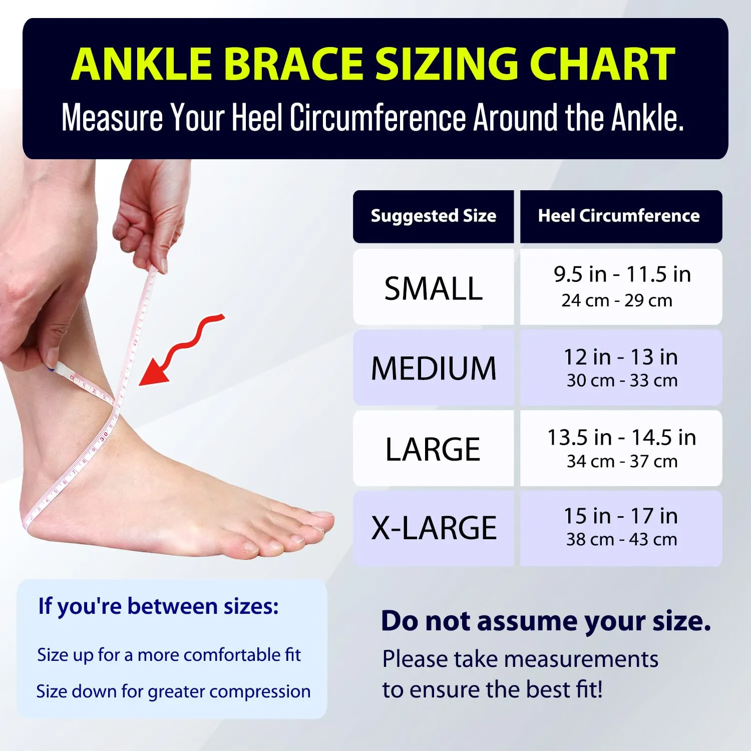 BLITZU Ankle Brace for Women, Men, Plantar Fasciitis Relief, Achilles Tendonitis Brace for Sprained Foot, Ankle Compression Sleeve with Strap Nude S