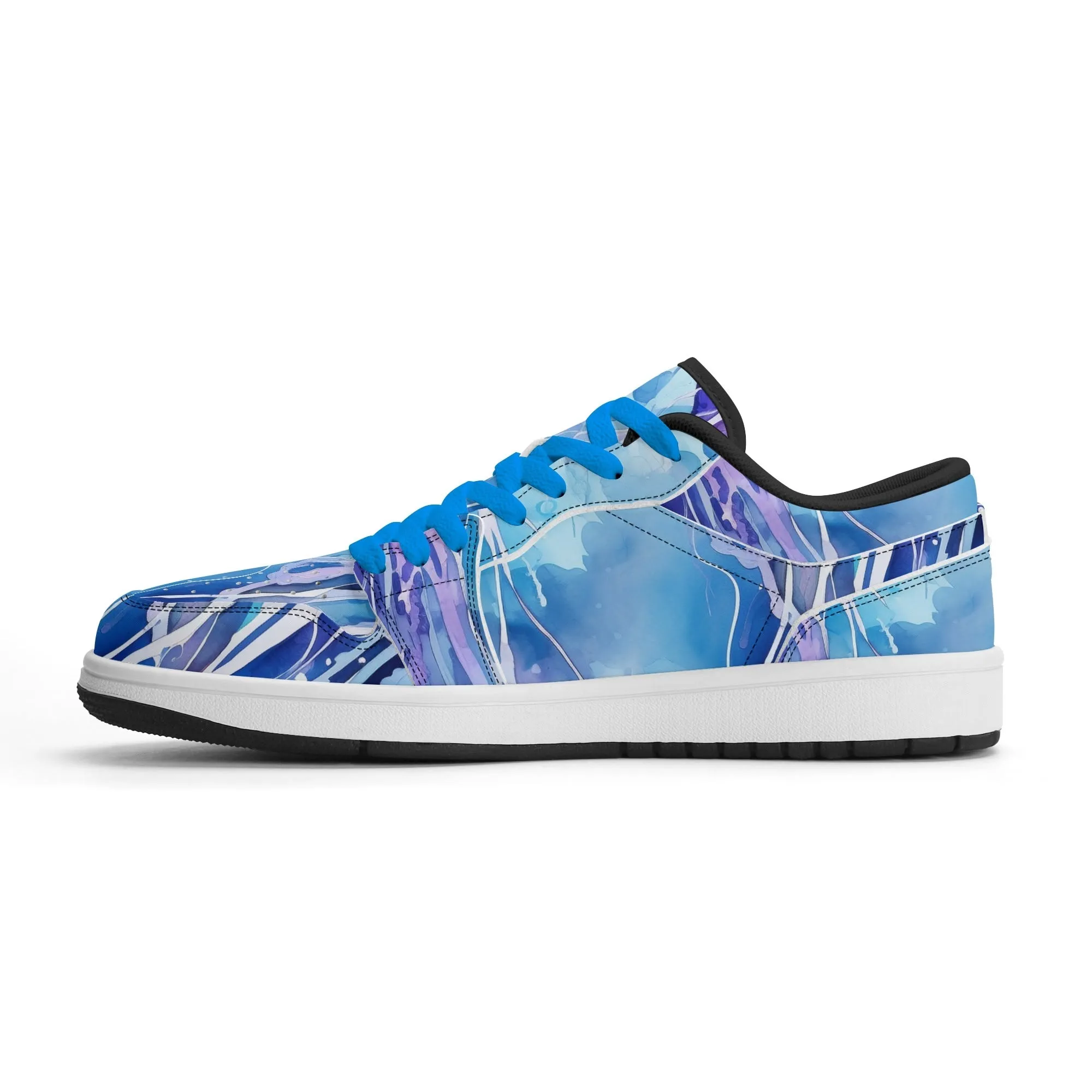 Blue Sea Low Top Leder Sneaker für Herren