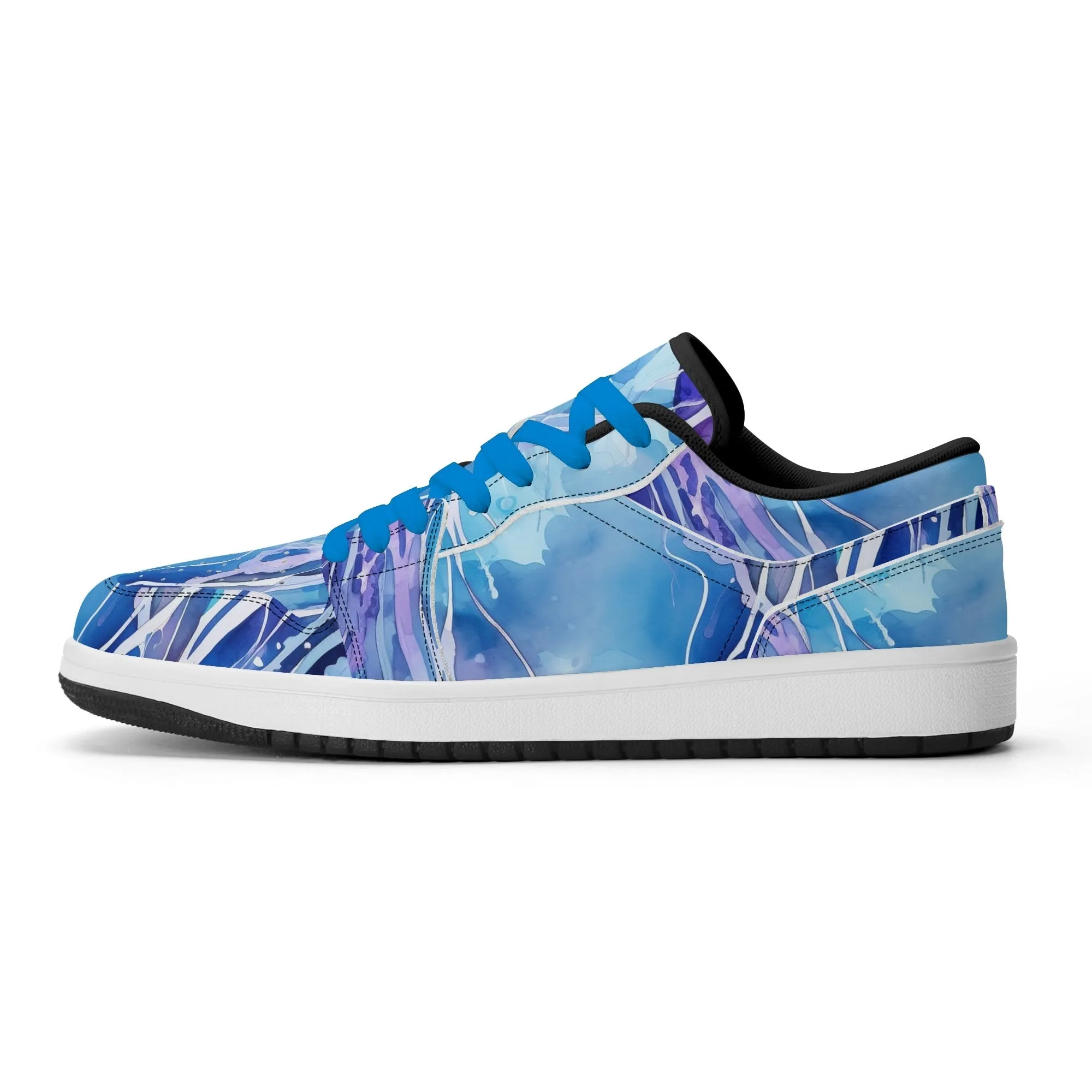 Blue Sea Low Top Leder Sneaker für Herren