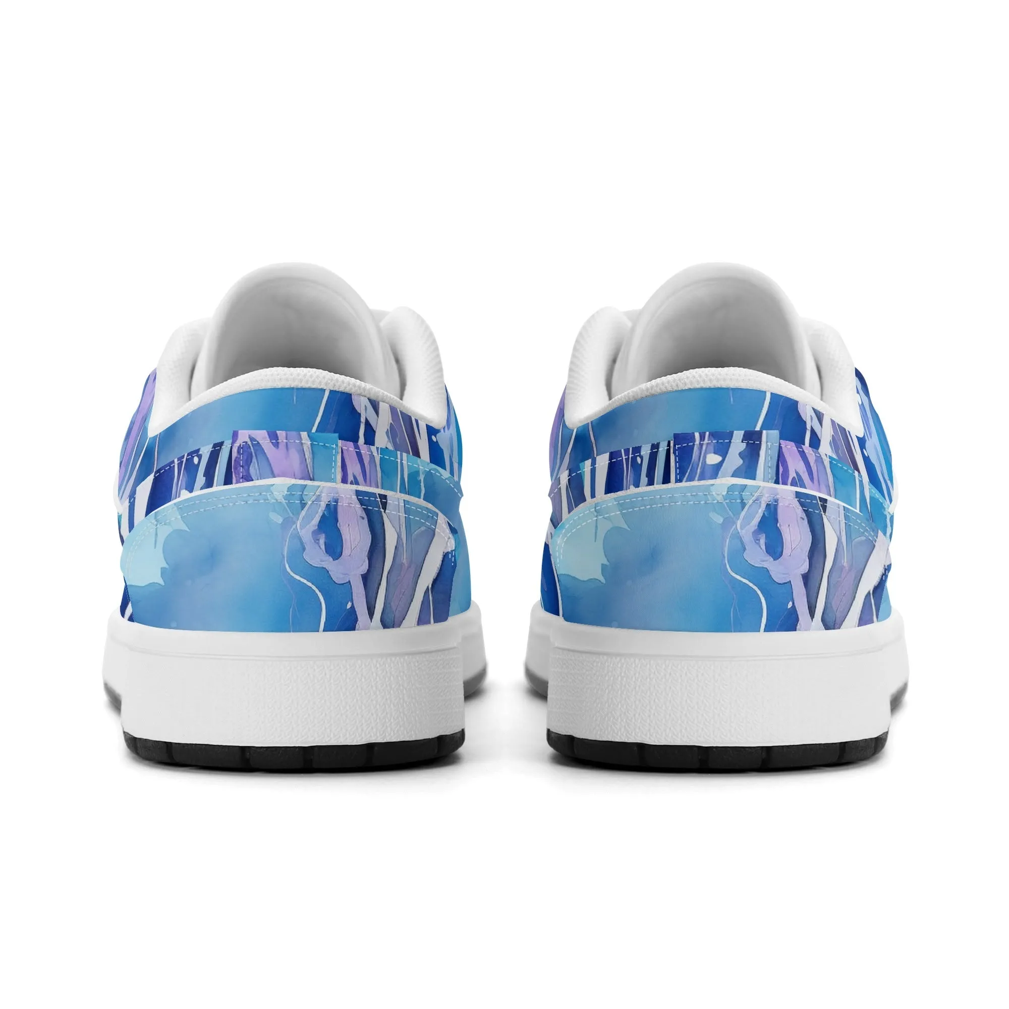 Blue Sea Low Top Leder Sneaker für Herren