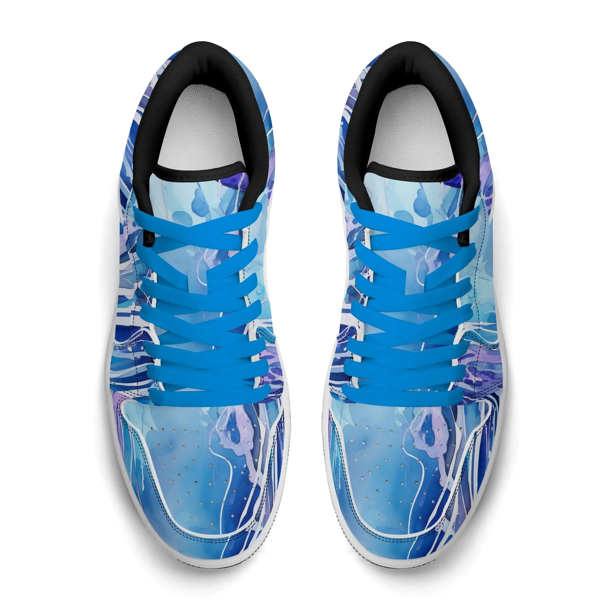 Blue Sea Low Top Leder Sneaker für Herren