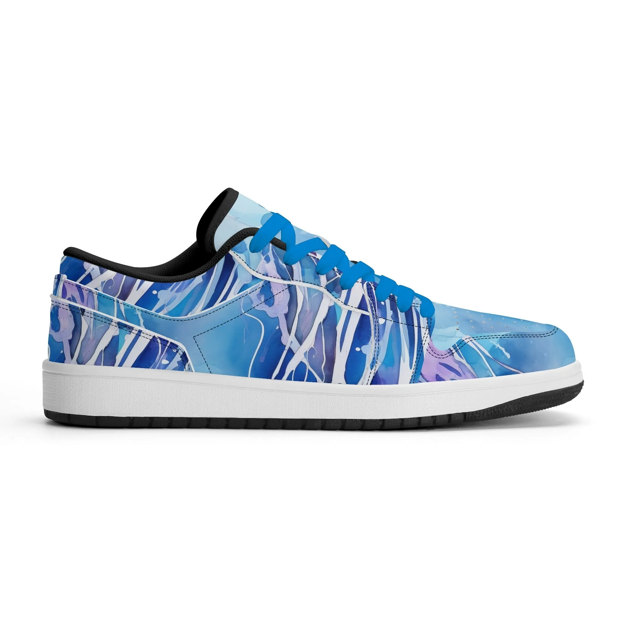 Blue Sea Low Top Leder Sneaker für Herren