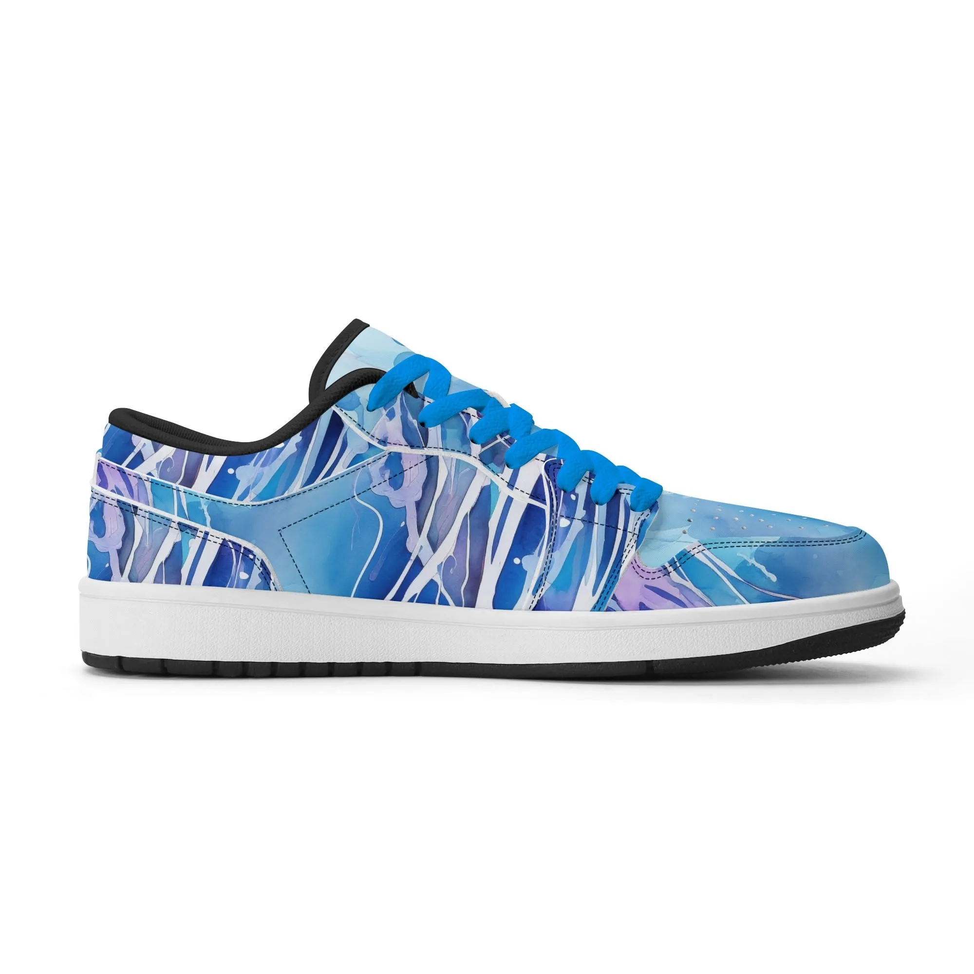 Blue Sea Low Top Leder Sneaker für Herren