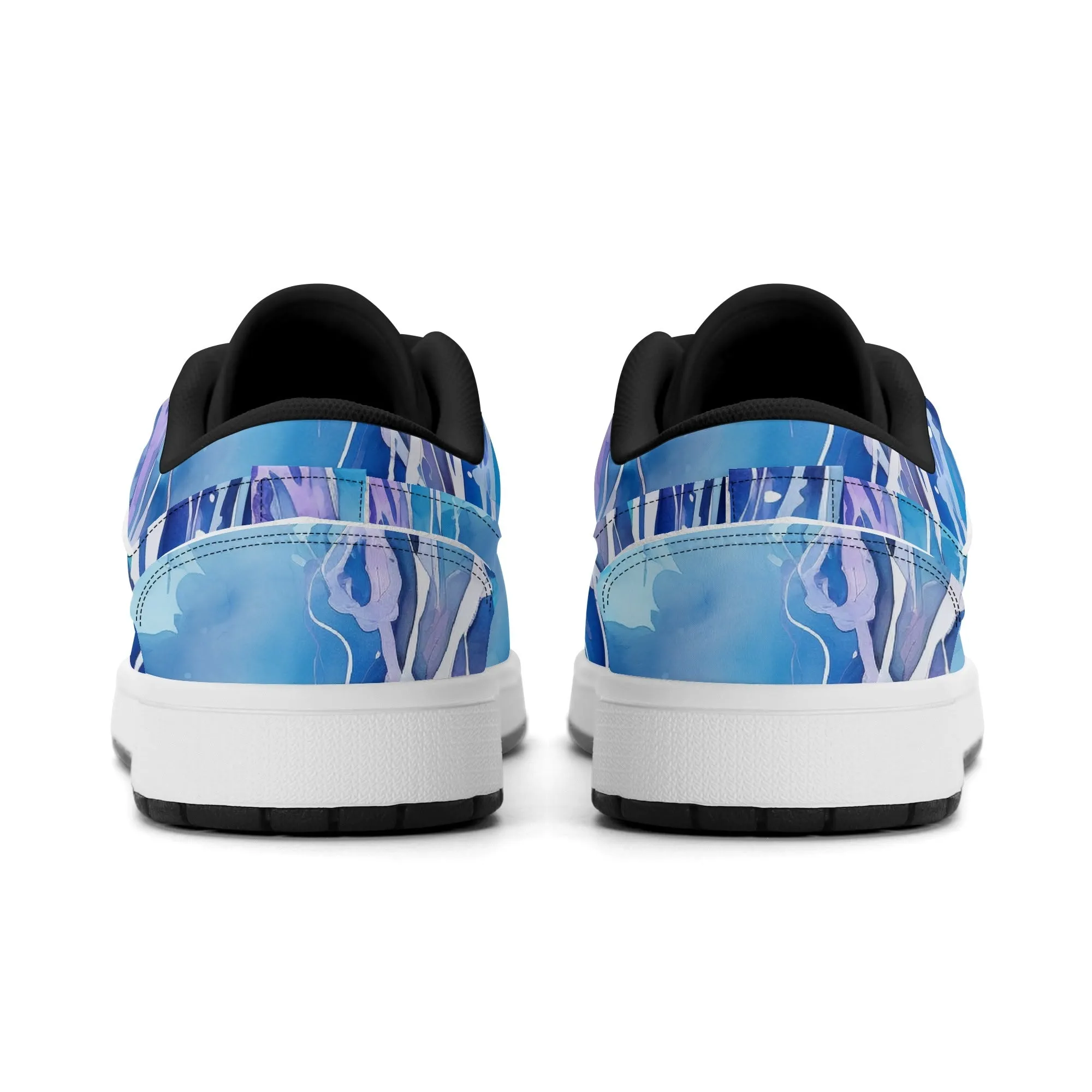 Blue Sea Low Top Leder Sneaker für Herren