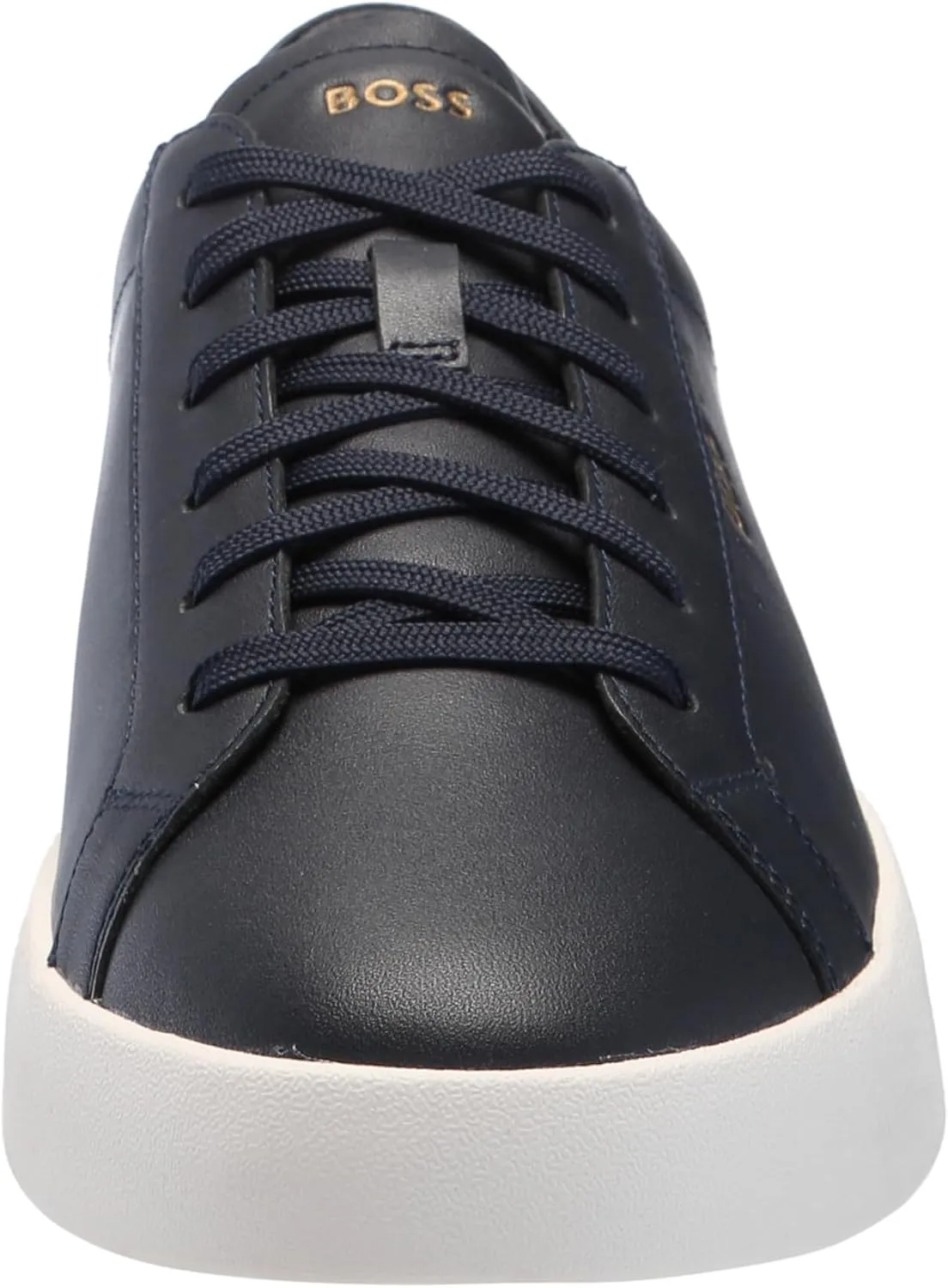 BOSS Men's Belwar Smooth Leather Low Top Sneaker