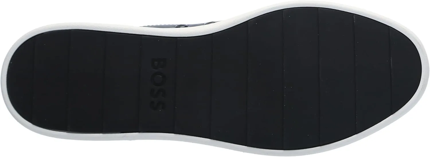 BOSS Men's Belwar Smooth Leather Low Top Sneaker