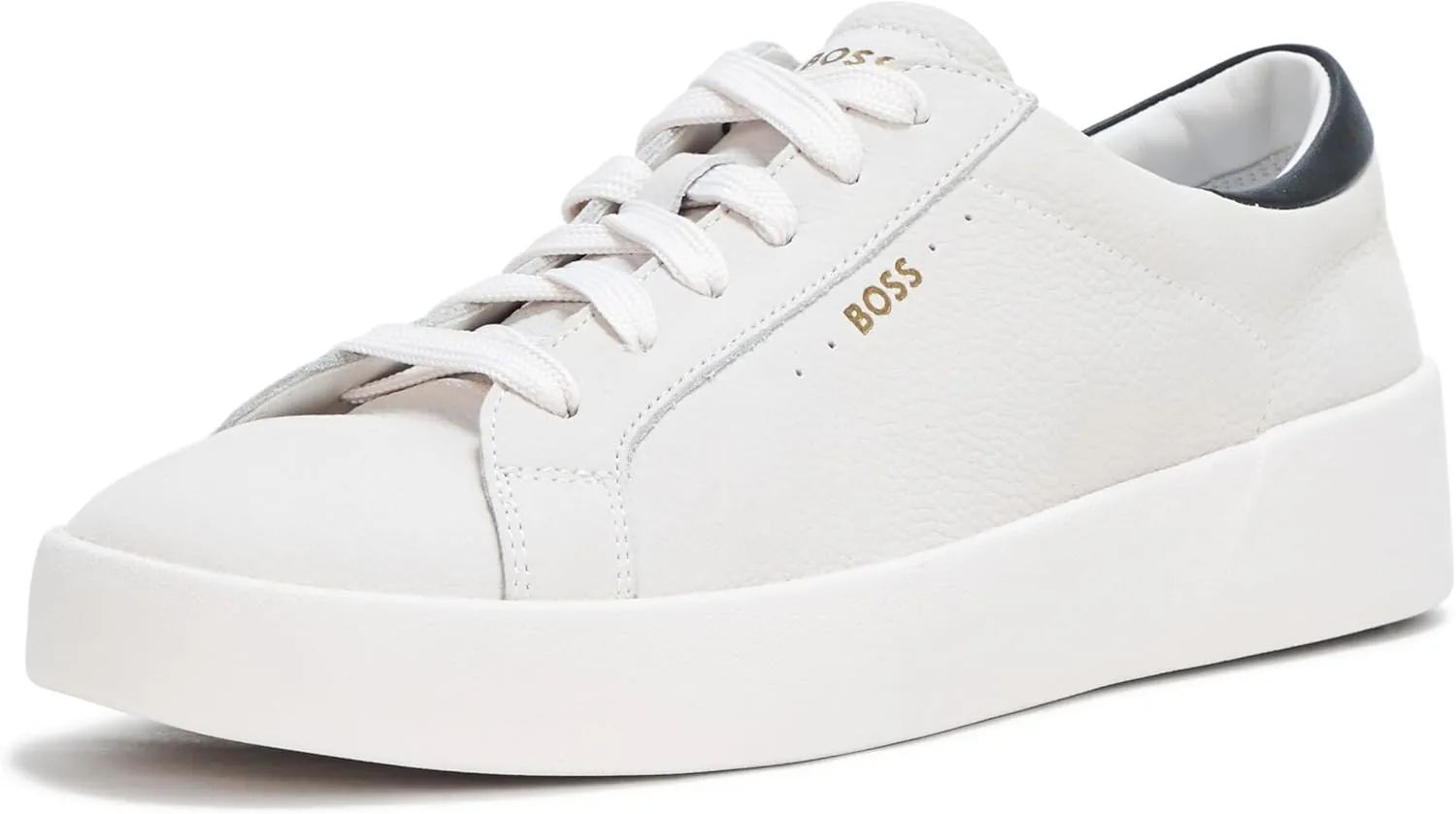 BOSS Men's Belwar Smooth Leather Low Top Sneaker