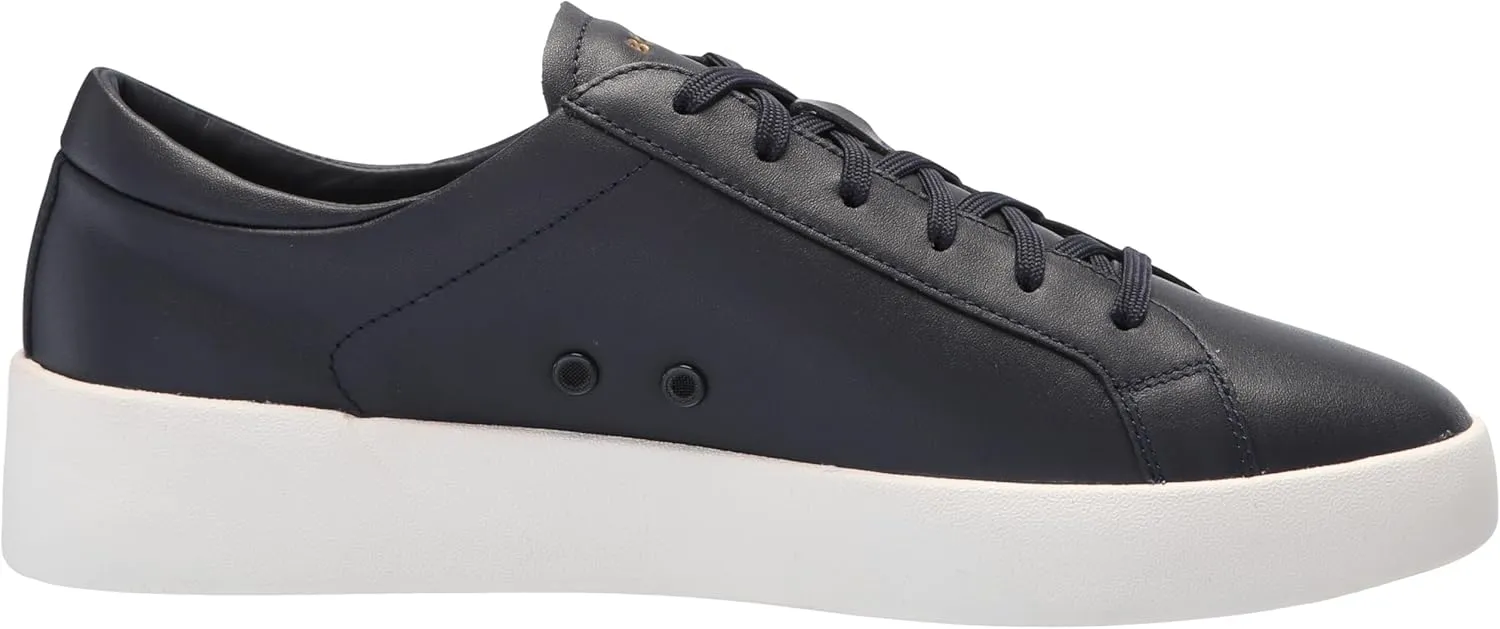 BOSS Men's Belwar Smooth Leather Low Top Sneaker