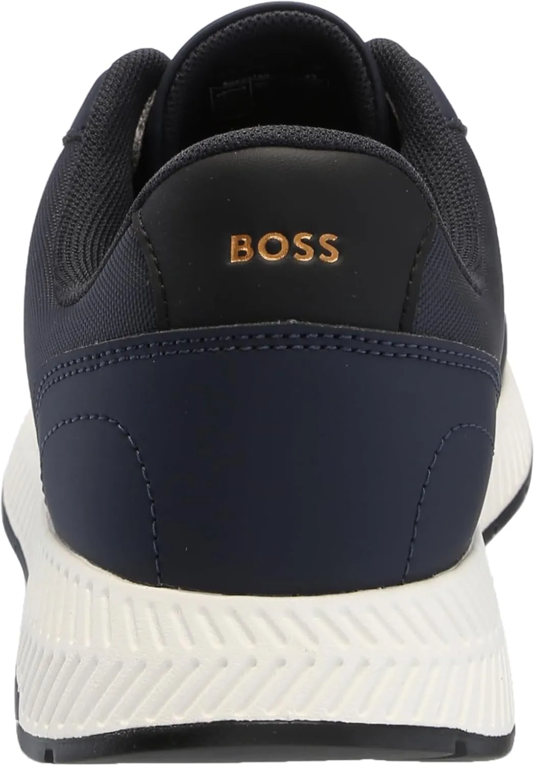 BOSS Men's Leather Mix Low Top Sneaker