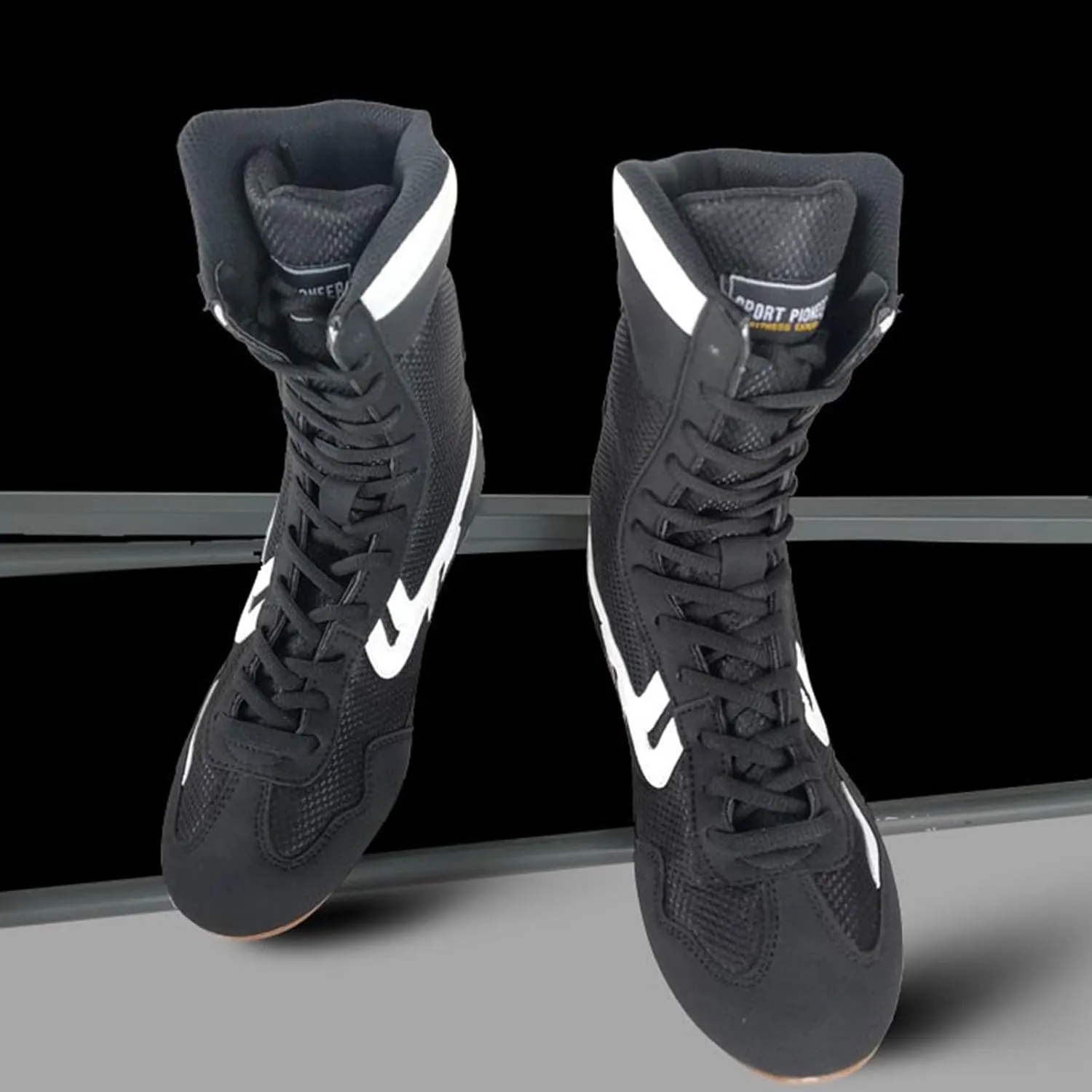 Boxing Shoes High Top Training Wrestling Shoes Long Boots Boxing Shoes Competition Training Sneaker Men 13