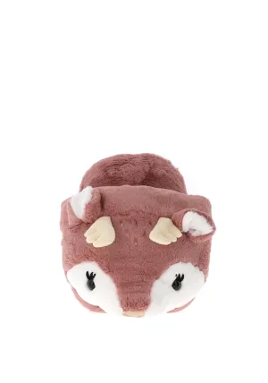 Brandwell Comfy Feet Luxury Massage Fawn Slipper, Pink