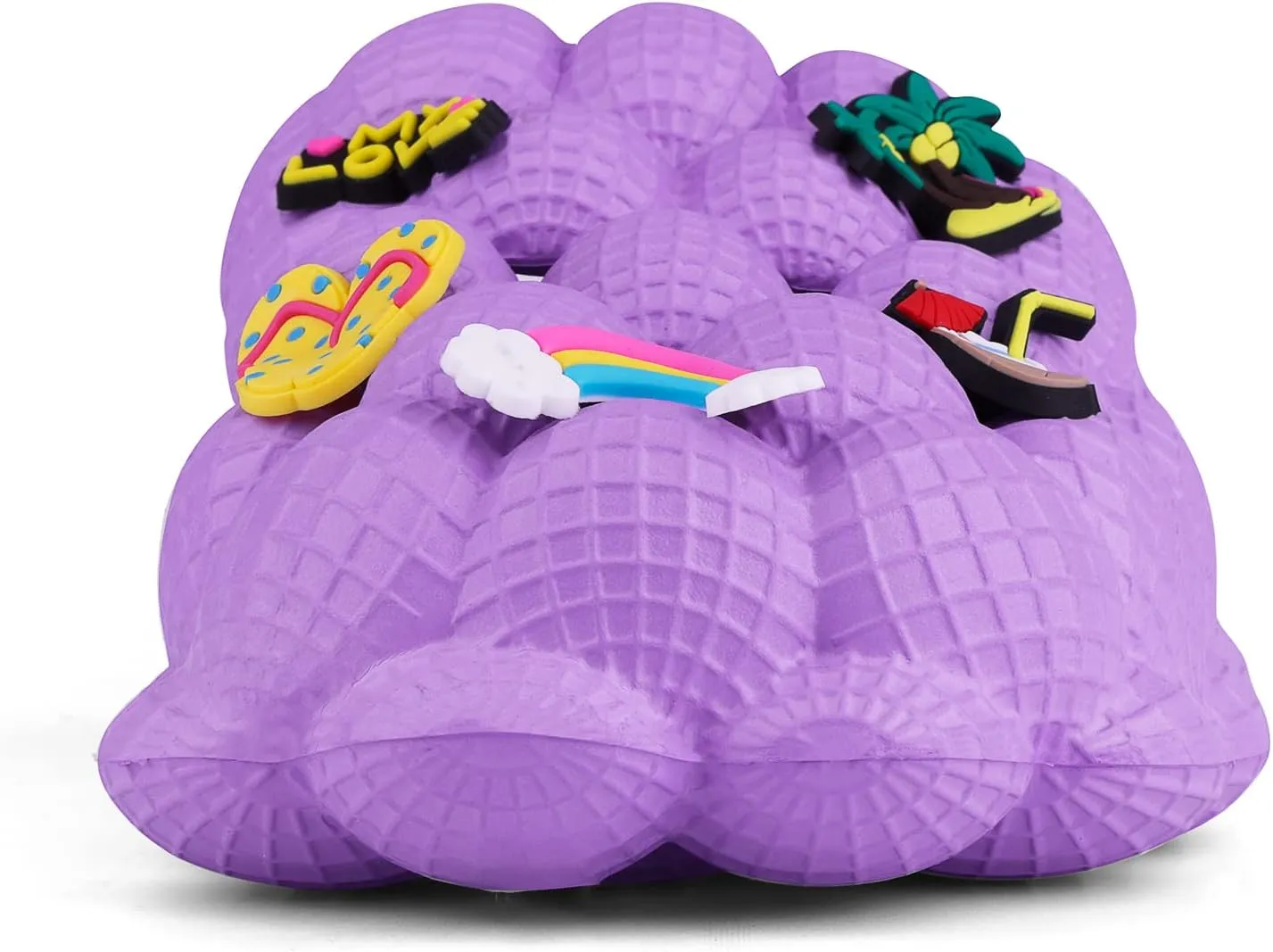 Bubble Slides for Kids Boys Girls Funny Lychee Slipper Sandals for Beach Pool Bedroom Bath