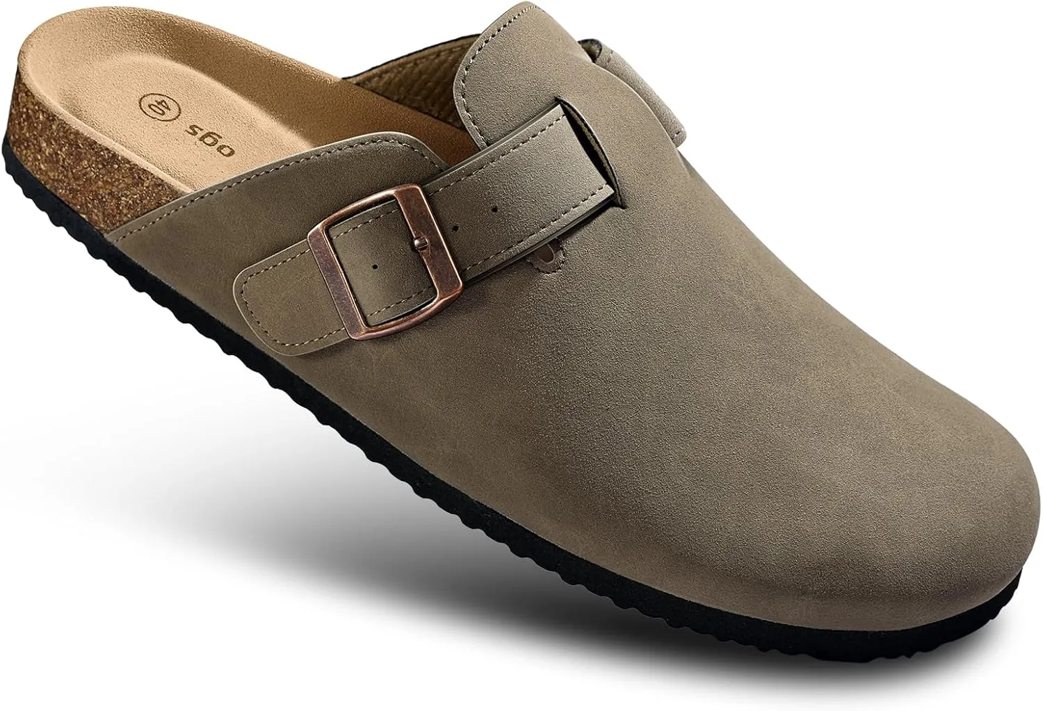 BULLIANT Women Clogs-Comfortable Mules Slippers Sandals Nurse Shoes Unisex for Men-Cushioned Footed Flannel-Lined Upper
