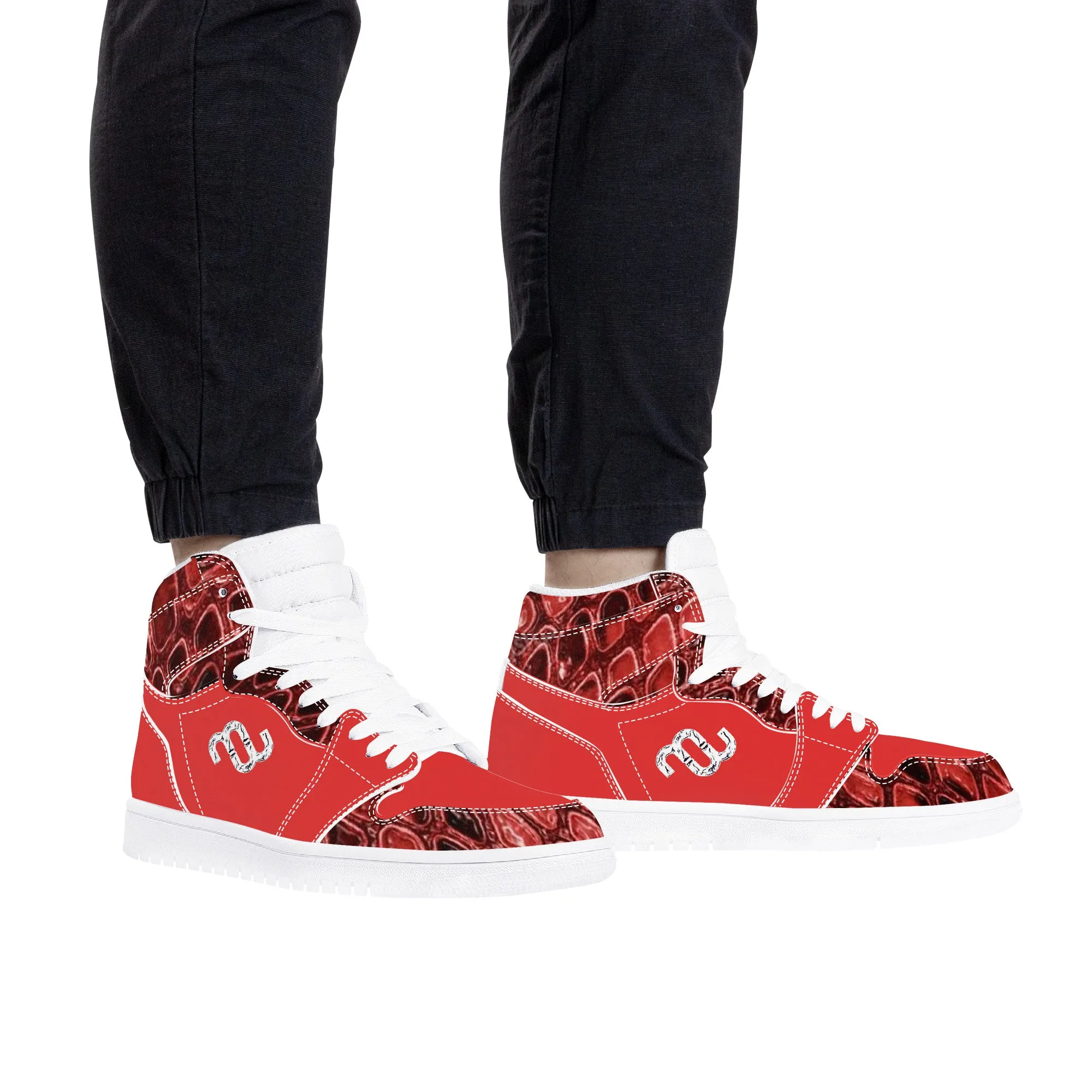 Bushae Sneaker Global shipping network Money Leather Top High D17 Best-reviewed Synthetic