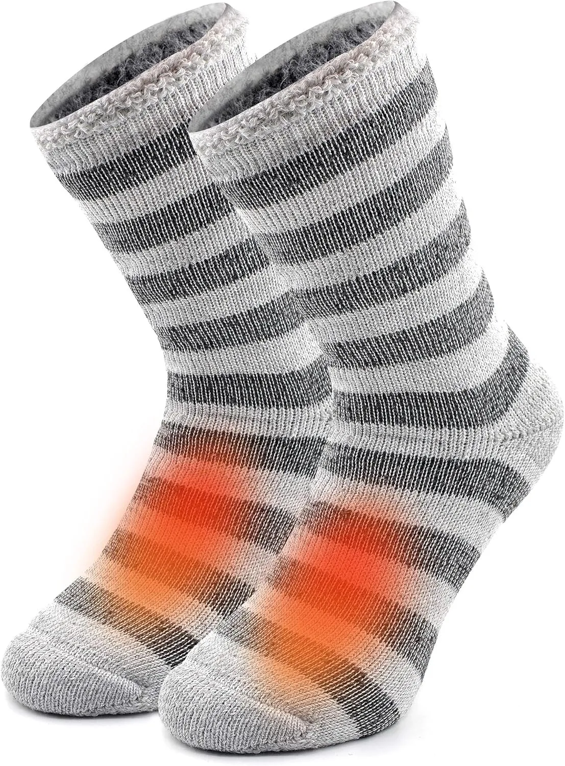 Busy Socks Winter Warm Thermal Socks for Men Women Extra Thick Insulated Heated Crew Boot Socks for Extreme Cold Weather