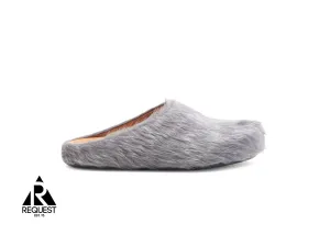 Calf Hair Fussbett Sabot Slipper "Mercury"