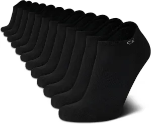Calvin Klein Men's No Show Lightweight Cushioned Low Cut Socks - 12 Pack (Size: 7-12)