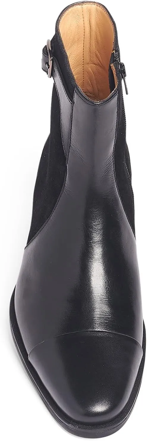 Carlos Santana Spirit Chelsea Boots for Men | Leather Suede | Cushioned Footbed
