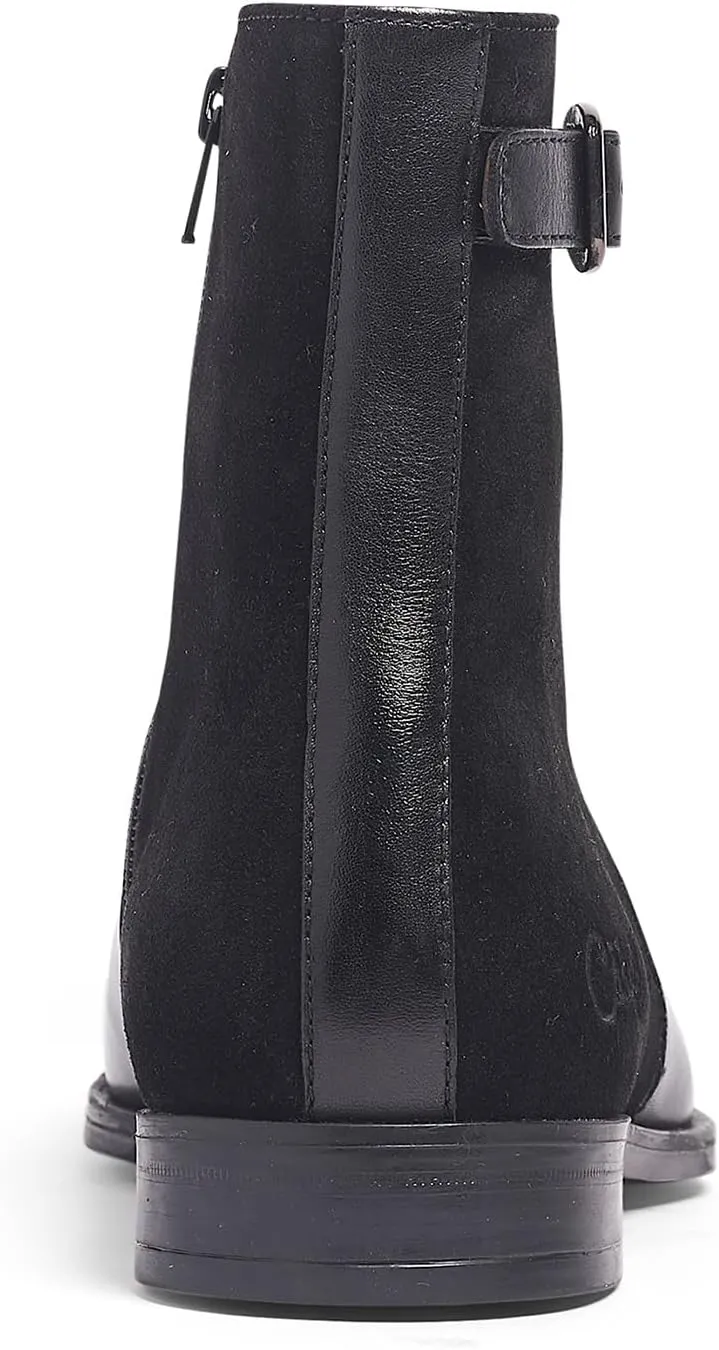 Carlos Santana Spirit Chelsea Boots for Men | Leather Suede | Cushioned Footbed