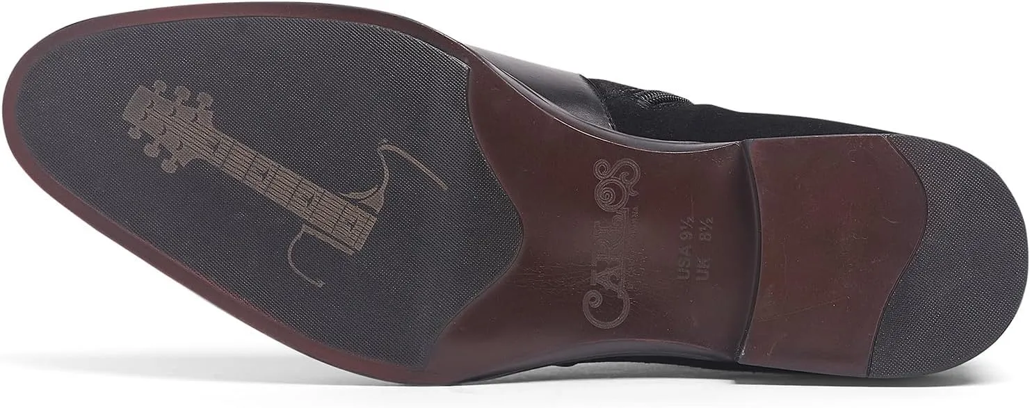 Carlos Santana Spirit Chelsea Boots for Men | Leather Suede | Cushioned Footbed