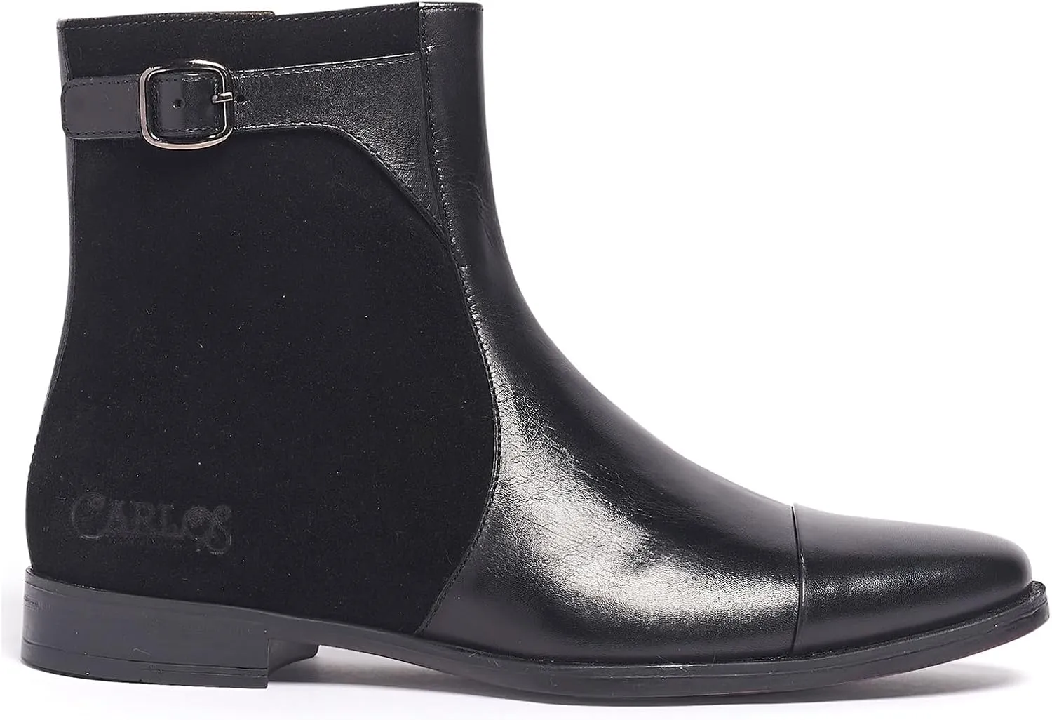 Carlos Santana Spirit Chelsea Boots for Men | Leather Suede | Cushioned Footbed