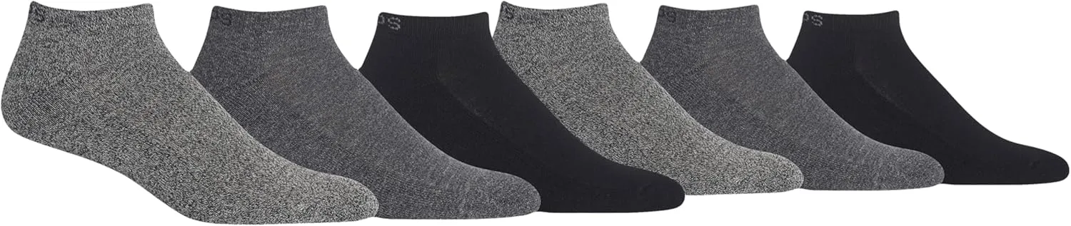 Chaps Men's Marl Low Cut Dress Socks - 3 Pair Pack - Casual Assorted