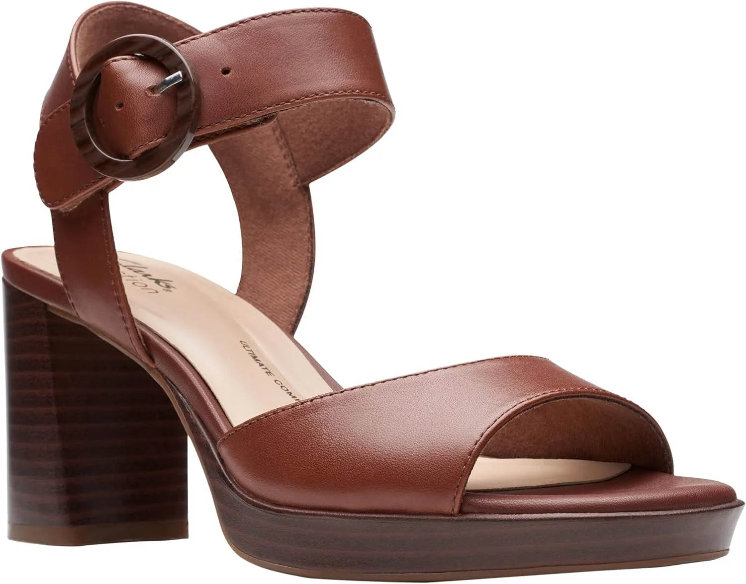 Clarks Women's AmbyrLyn Ruby Heeled Sandal