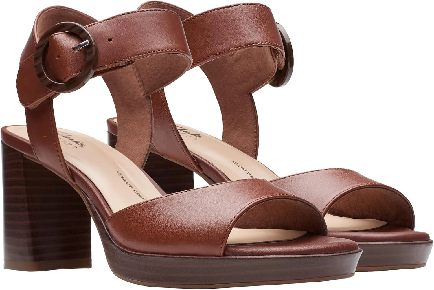 Clarks Women's AmbyrLyn Ruby Heeled Sandal