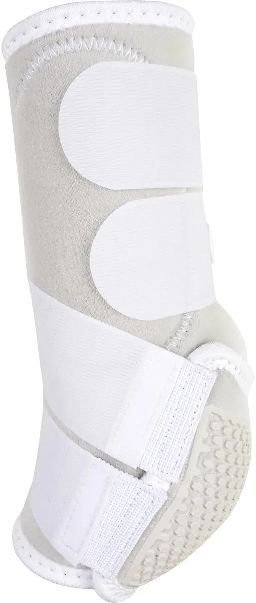 Classic Equine Flexion by Legacy2 Support Boots, Front (White, Medium)
