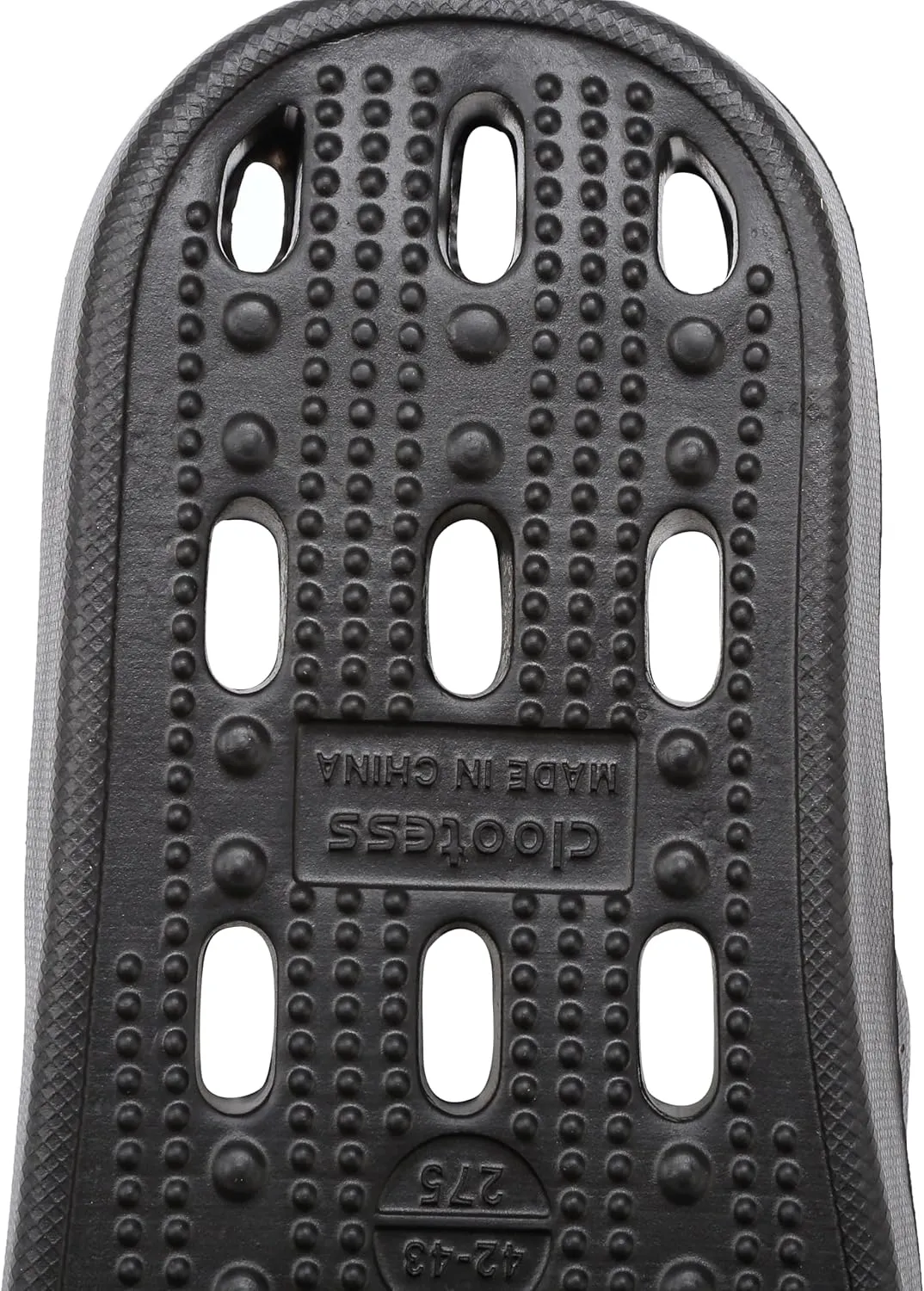 clootess Shower Shoes Slide for Men and Women Holes Bath Slipper Bathroom Sandal Pool Gym College Dorm Non-Slip