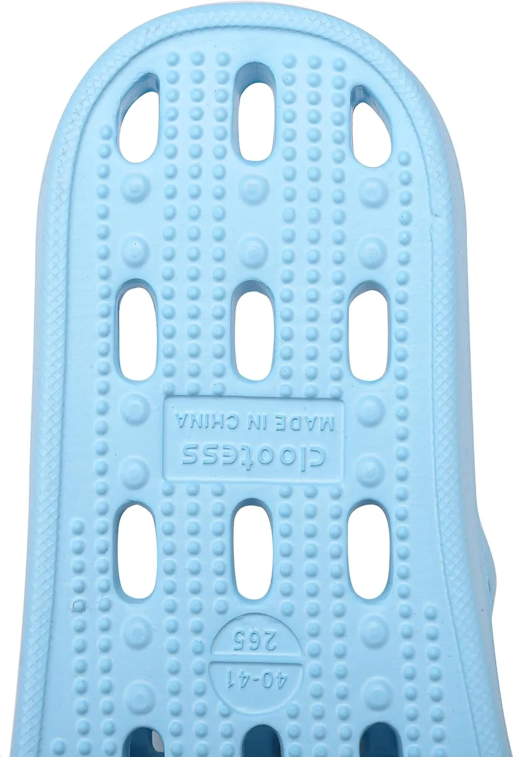 clootess Shower Shoes Slide for Men and Women Holes Bath Slipper Bathroom Sandal Pool Gym College Dorm Non-Slip