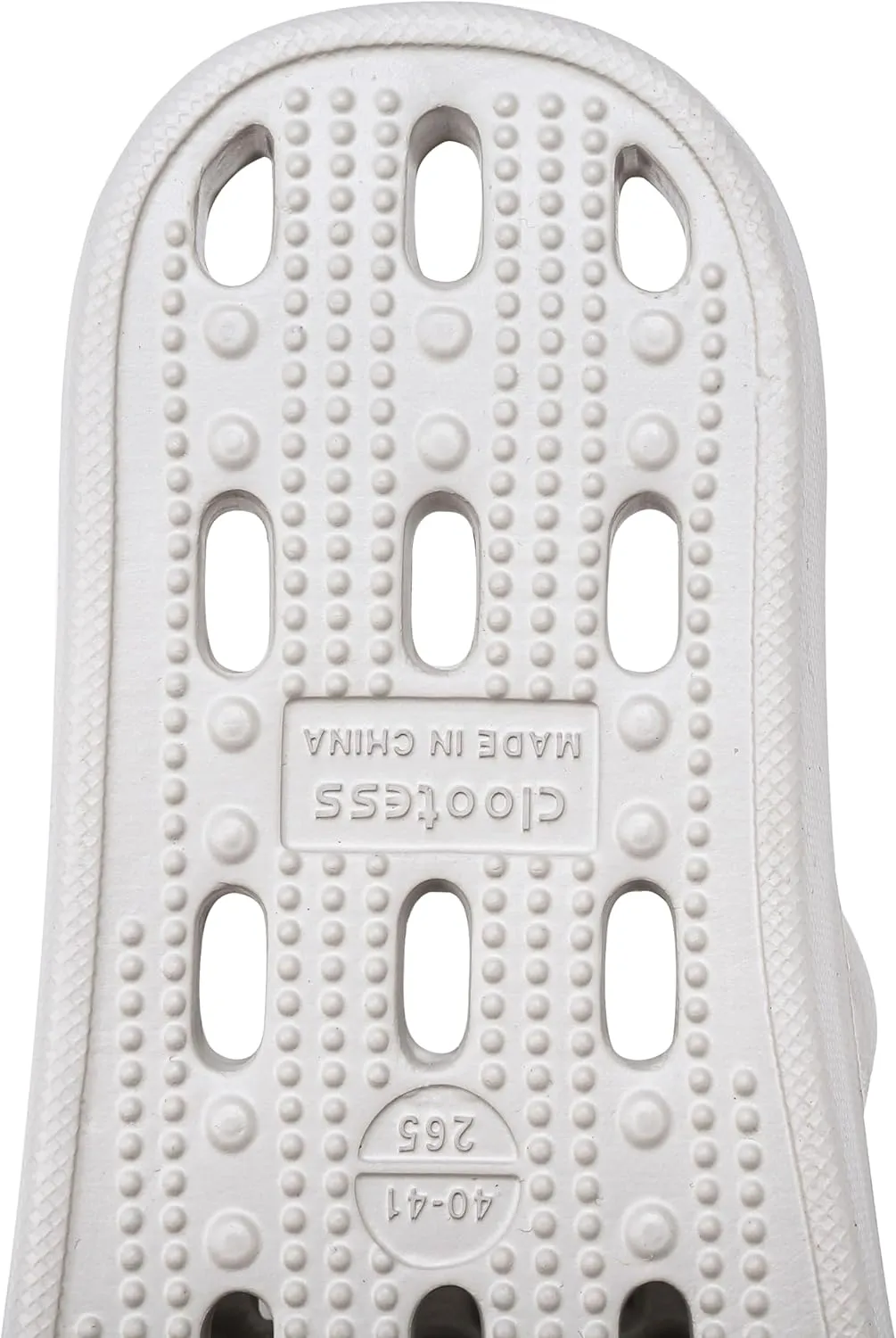 clootess Shower Shoes Slide for Men and Women Holes Bath Slipper Bathroom Sandal Pool Gym College Dorm Non-Slip