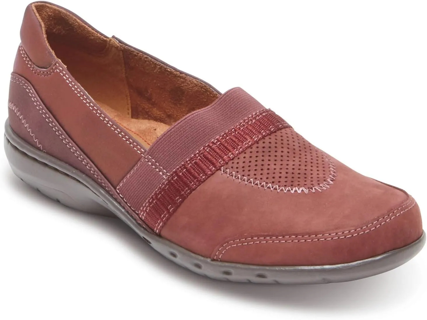 Cobb Hill Penfield A Line Casual Slip-On Women's Slip On, 11 2A(N) US, Redwood