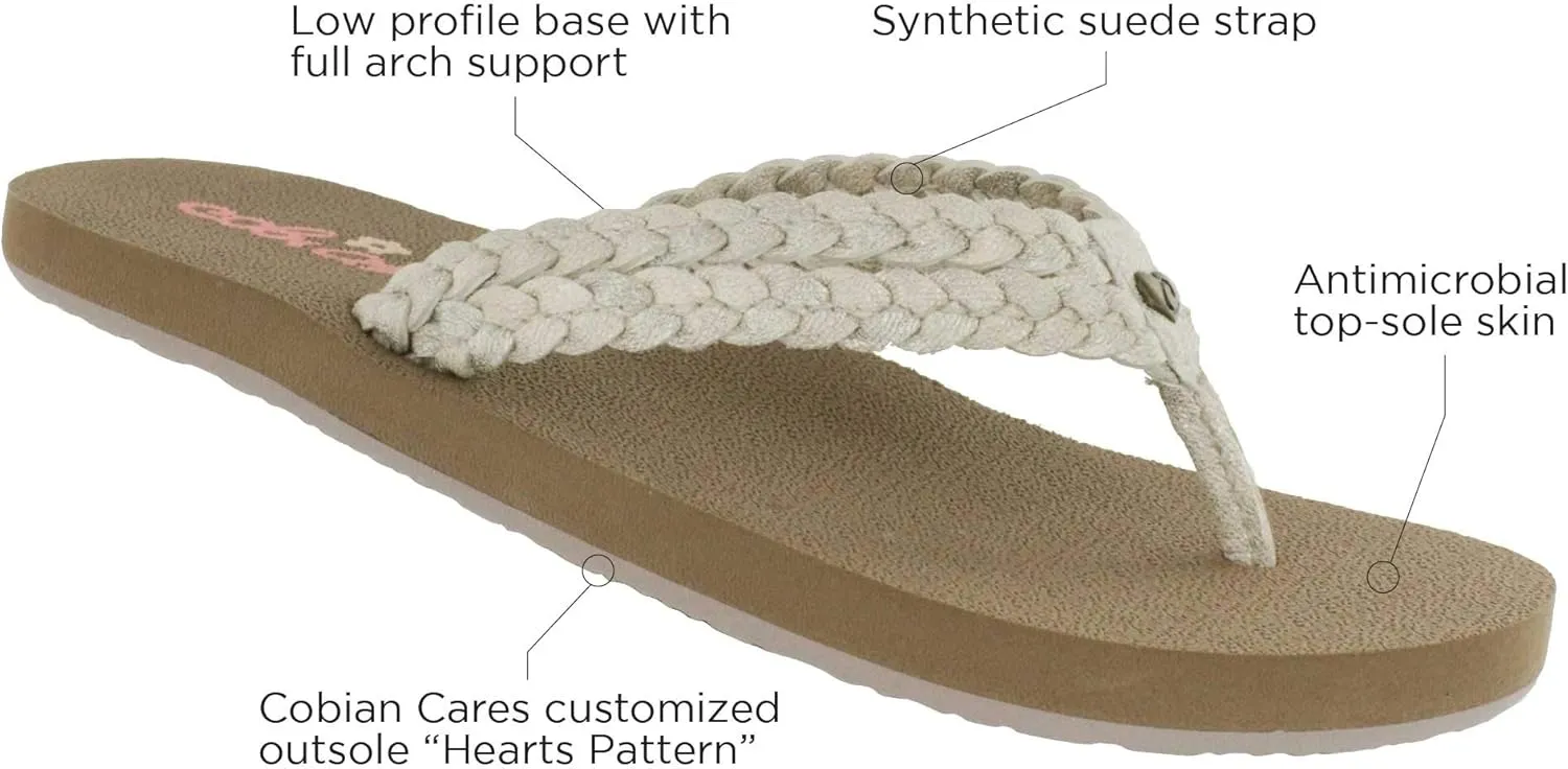 Cobian Girl's Lil Leucadia Flip Flop Sandals