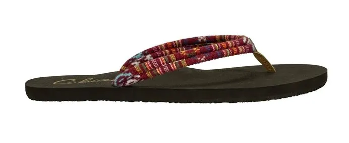 Cobian Multi Crimson Soleil Womens Comfort Sandals SLE18-601