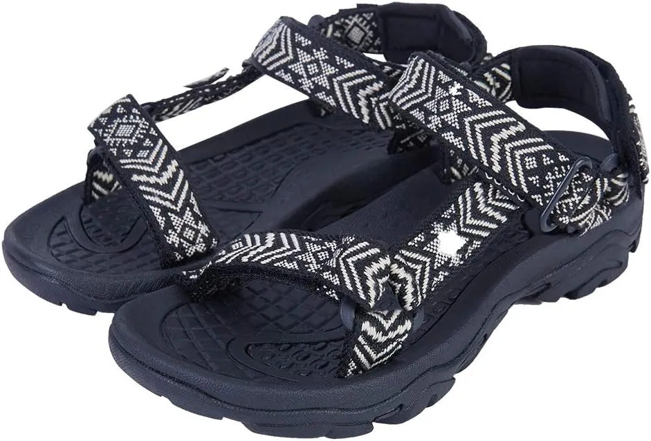 Colgo Men's Sport Sandals Comfort Classic Athletic Hiking Sandals with Arch Support Outdoor Wading Beach Water Shoes