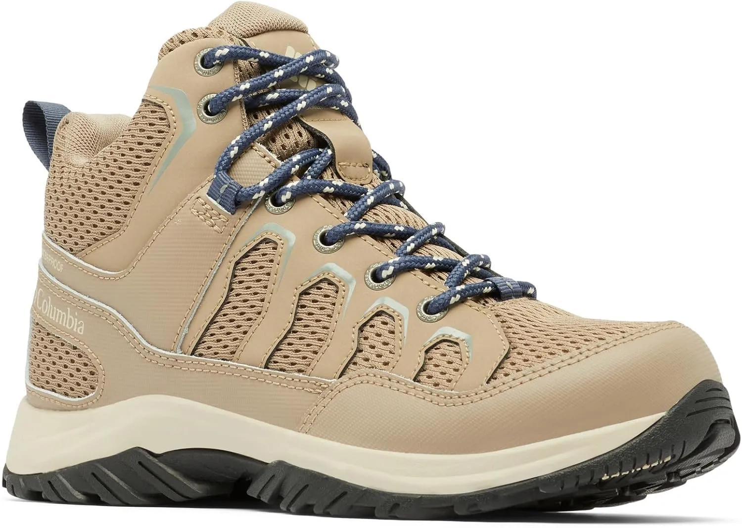 Columbia Womens Granite Trail Mid Waterproof, Ash Brown/Nocturnal, 10